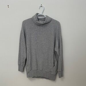 aerie Heather Gray Cowl Neck Sweatshirt